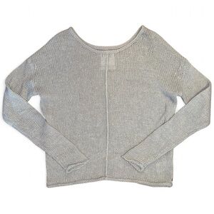 One Teaspoon Light Gray Crew Neck Sweater